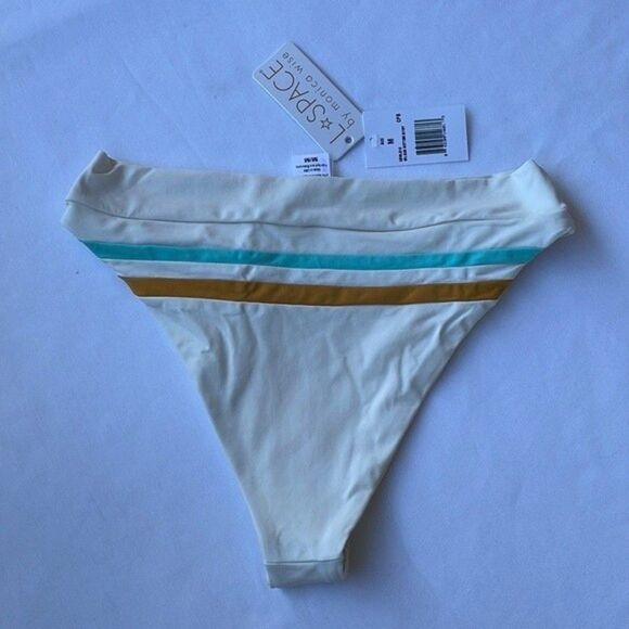 L*Space Womens Size Medium Wilson Bitsy Bikini Bottom - Picture 4 of 12